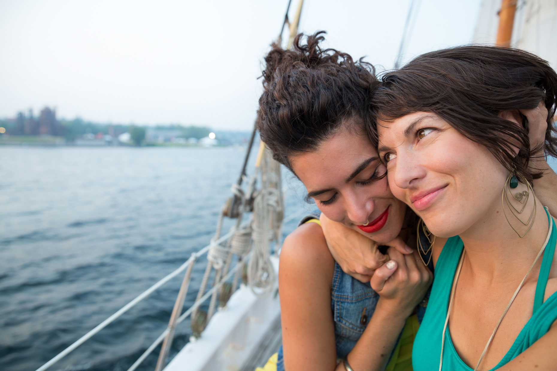 Lesbian couple in love