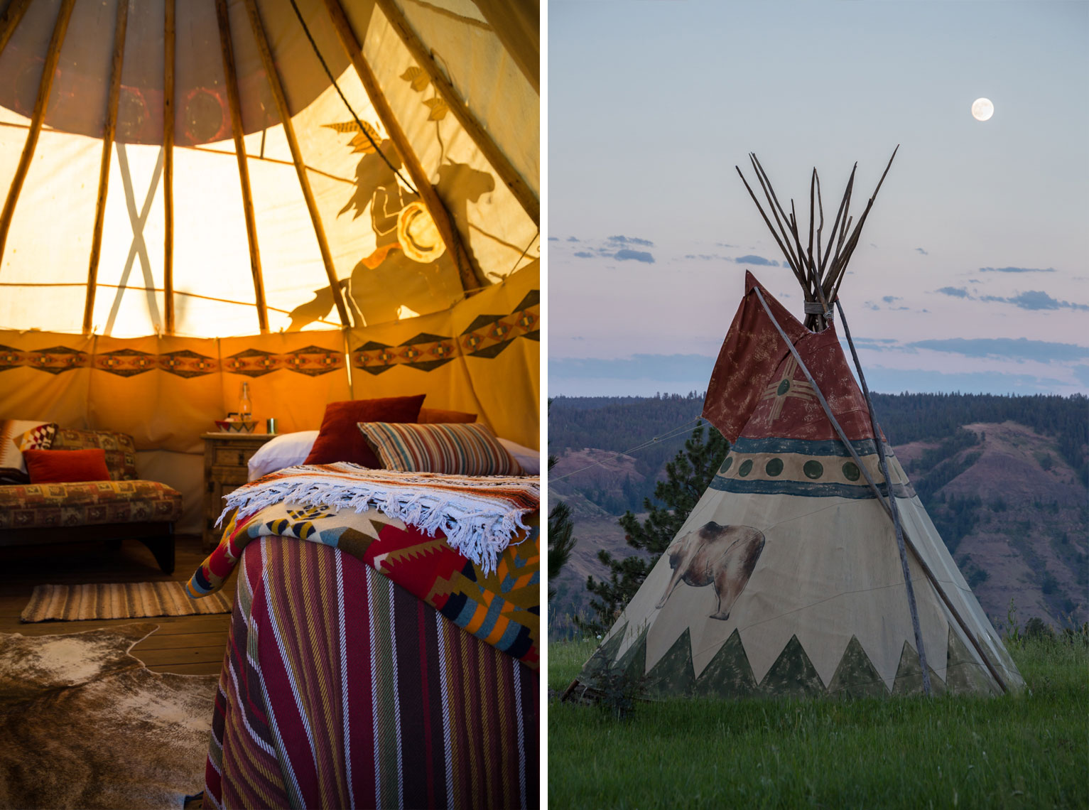 Stay in a Tipi
